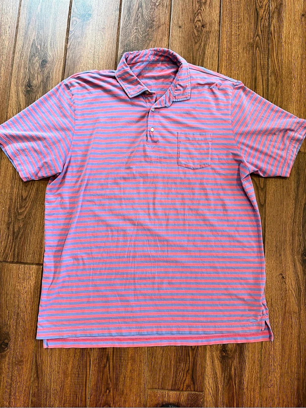 Peter Millar seaside Striped Polo Blue & pink / men’s xl